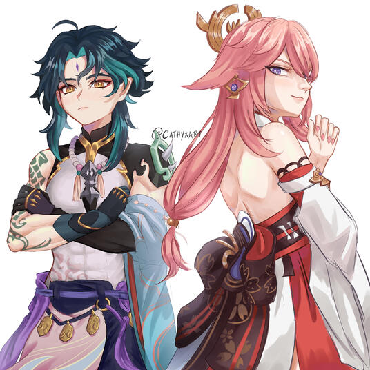 full color+shaded sketch